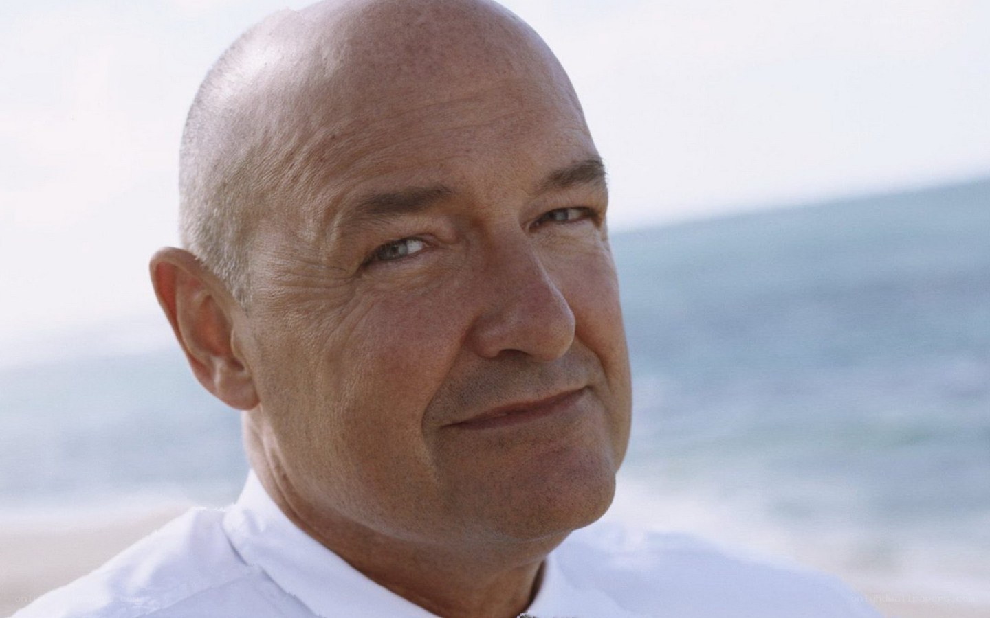 man at the beach