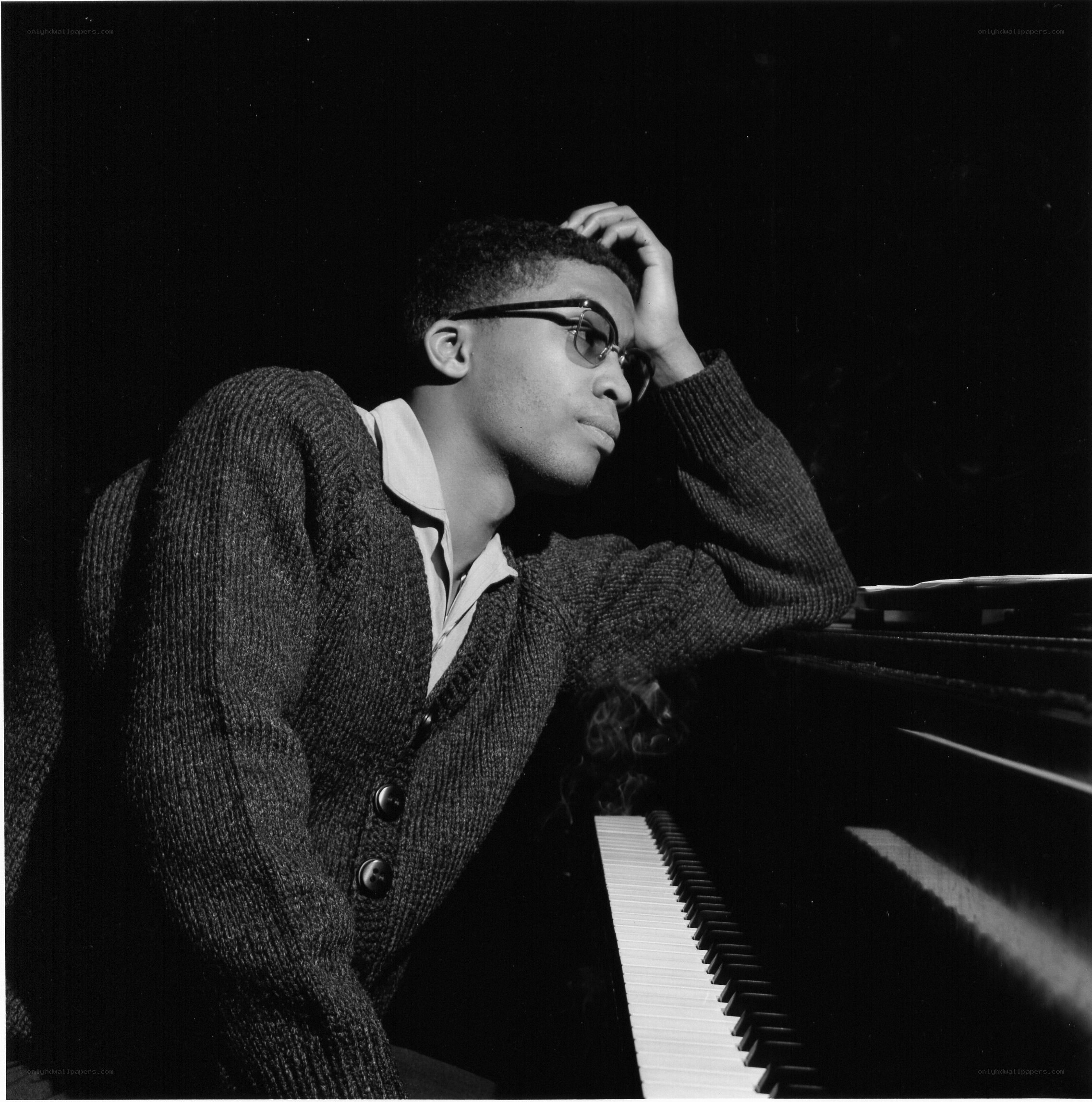 man at the piano