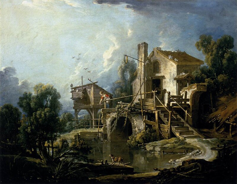Man at Watermill