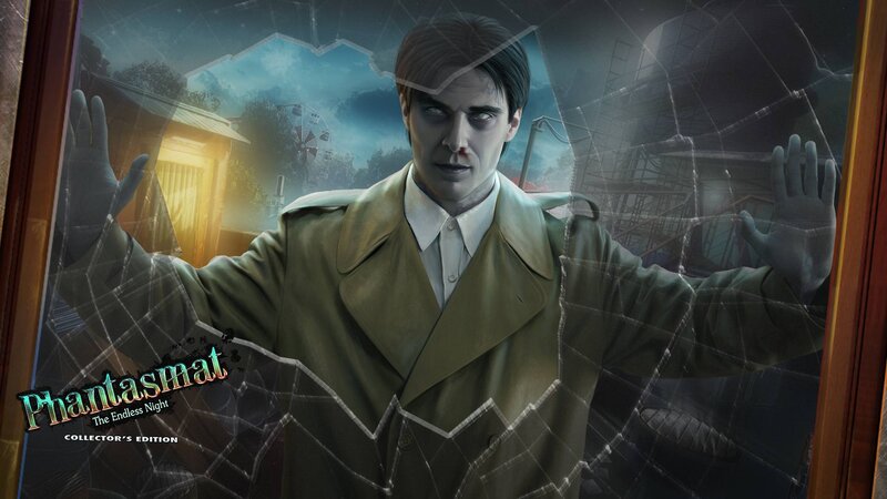 Man Behind Cracked Glass — Green