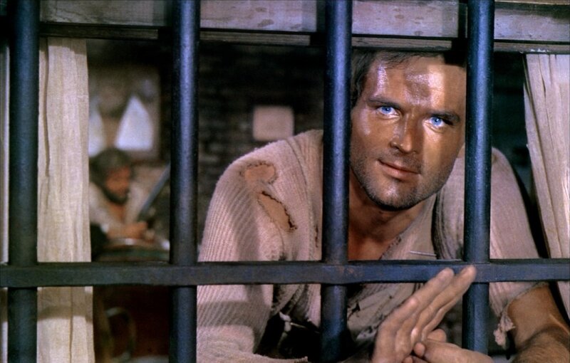 Man Behind Prison Bars — Brown