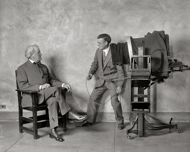 Man Being Photographed