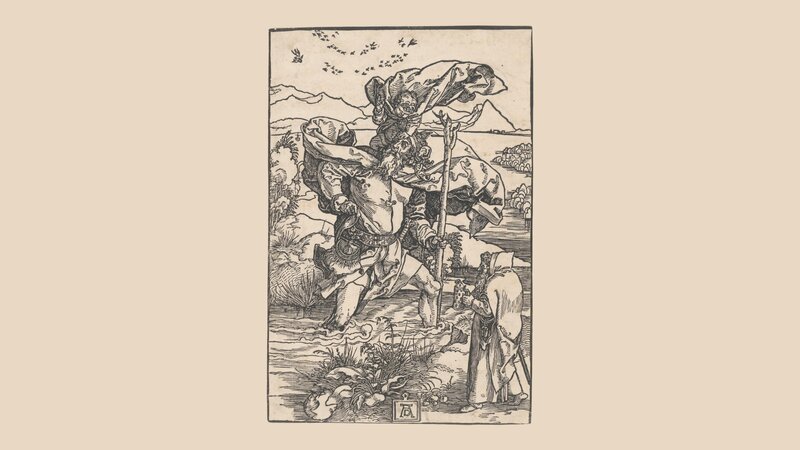 Man Carrying a Figure