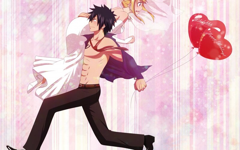 Man Carrying Woman — Pink, Romantic