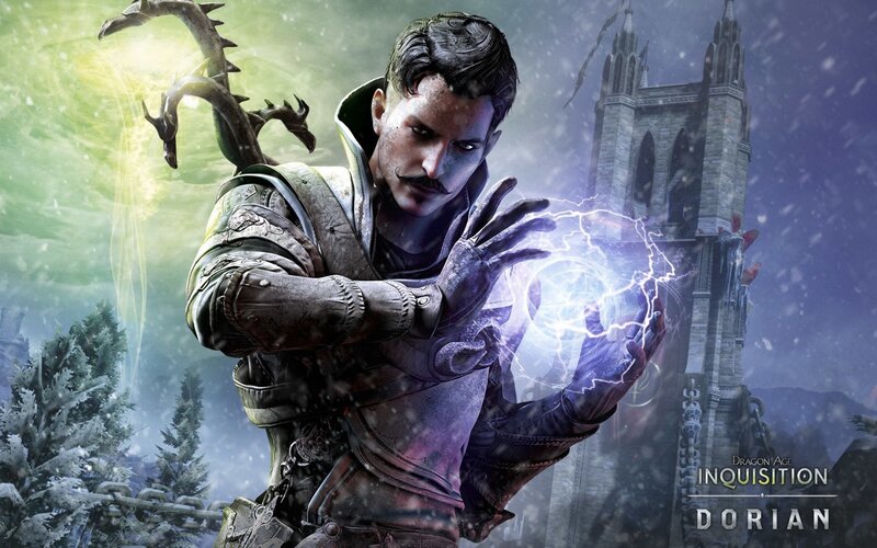 Man Casting Lightning Spell