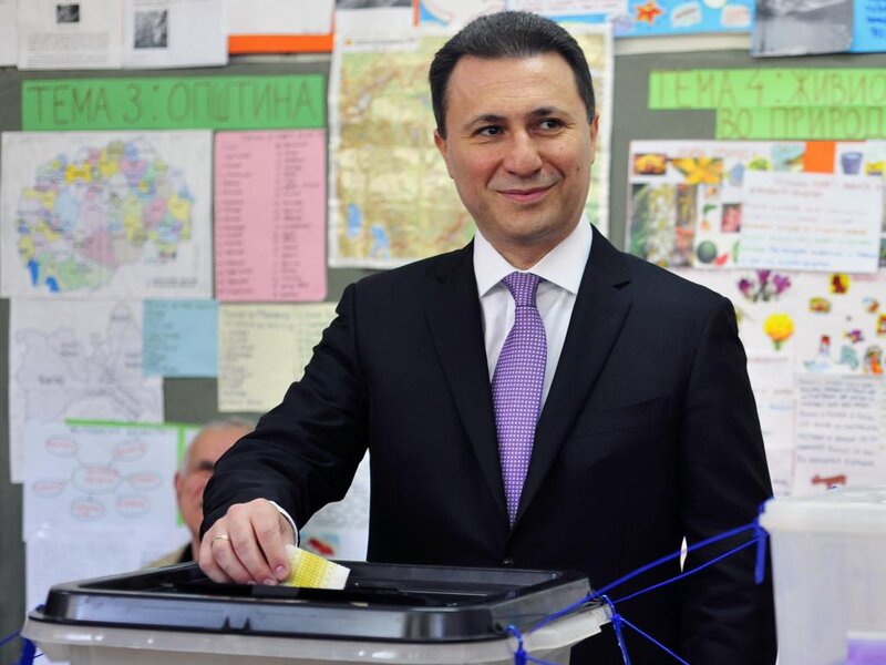 Man Casting Vote