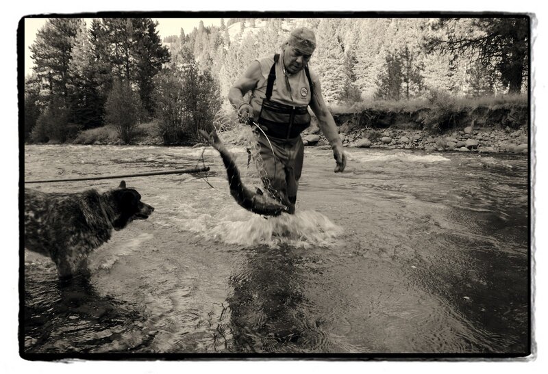Man Catching Fish