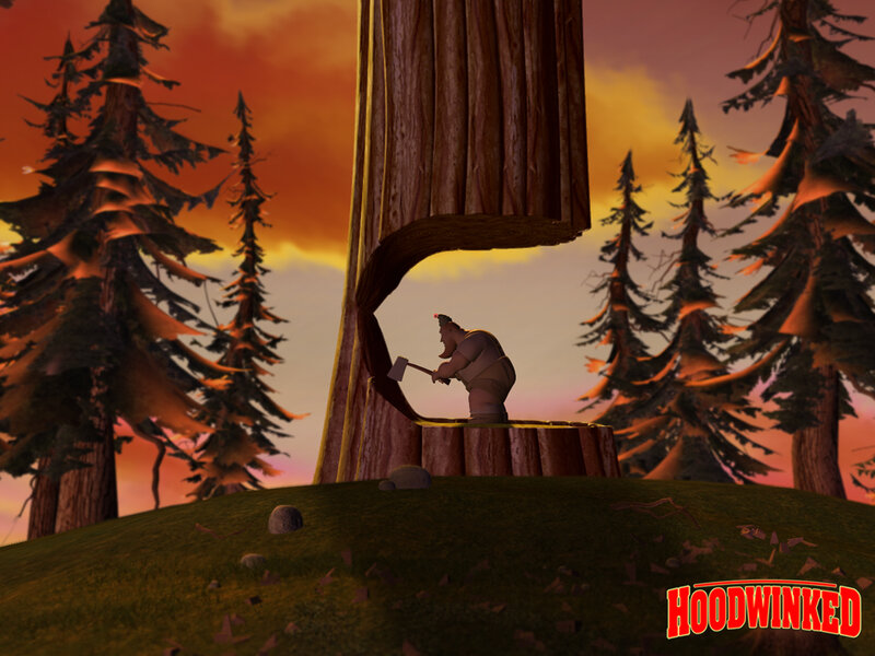 Man Chopping Tree