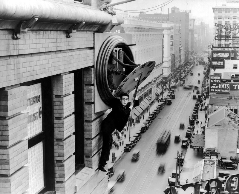 Man Climbing Clock Tower