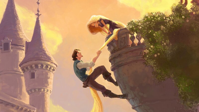 Man Climbing Hair