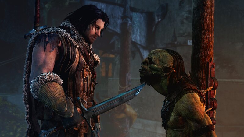 Man Confronting Goblin