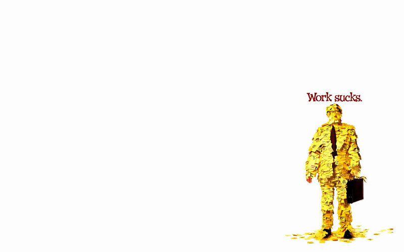 man covered in sticky notes