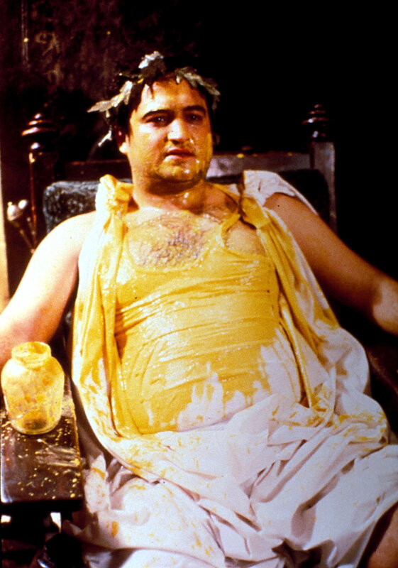 man covered in yellow substance