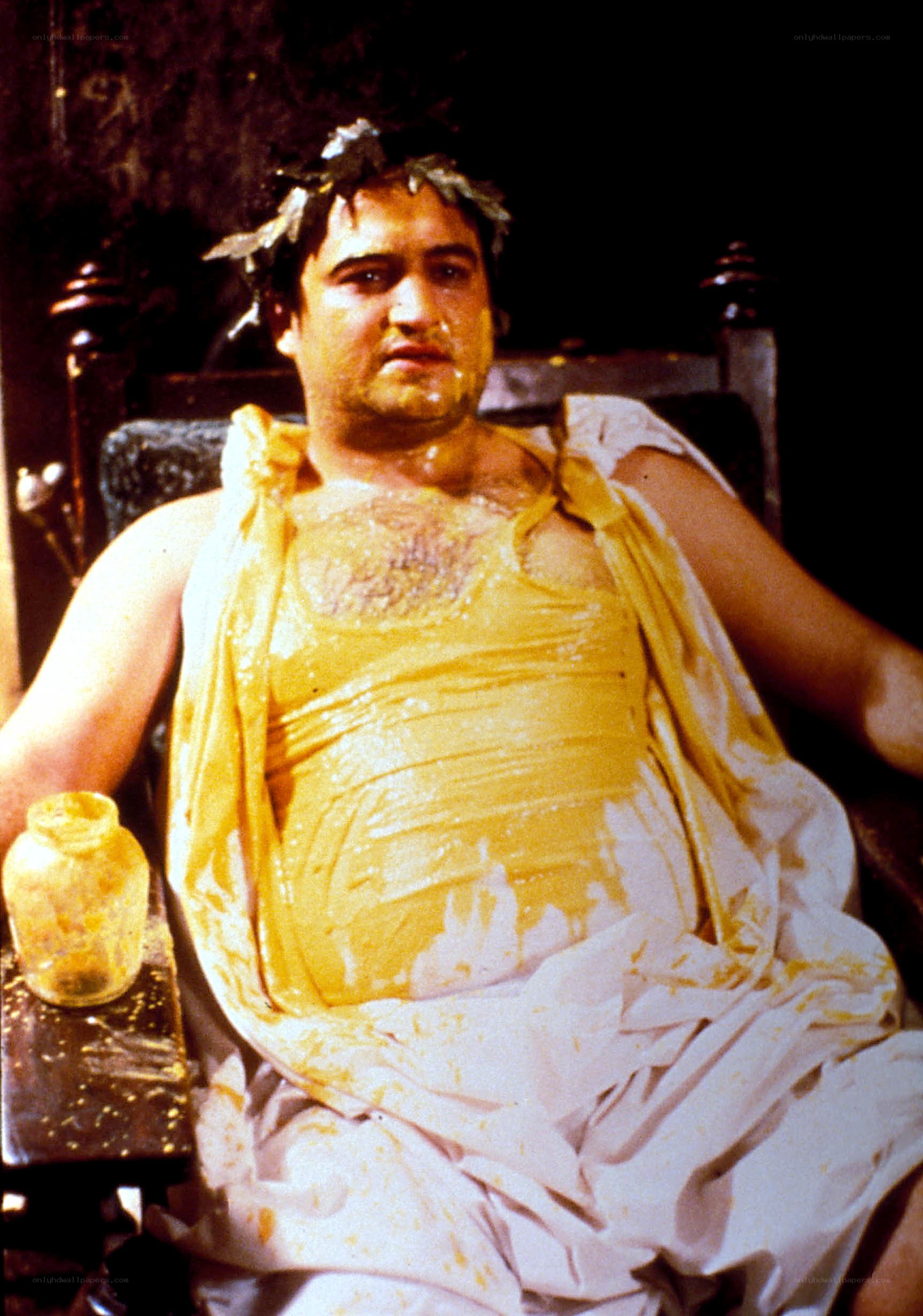 man covered in yellow substance