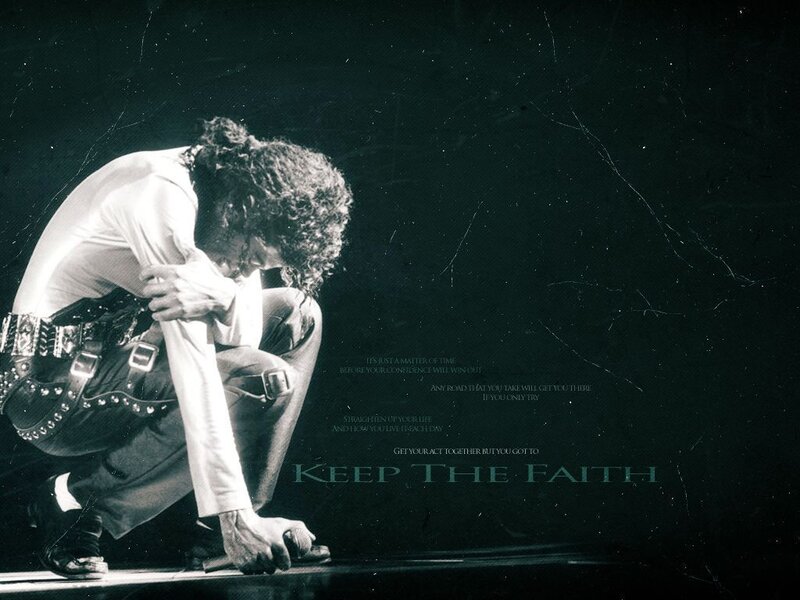 Man Crouching on Stage