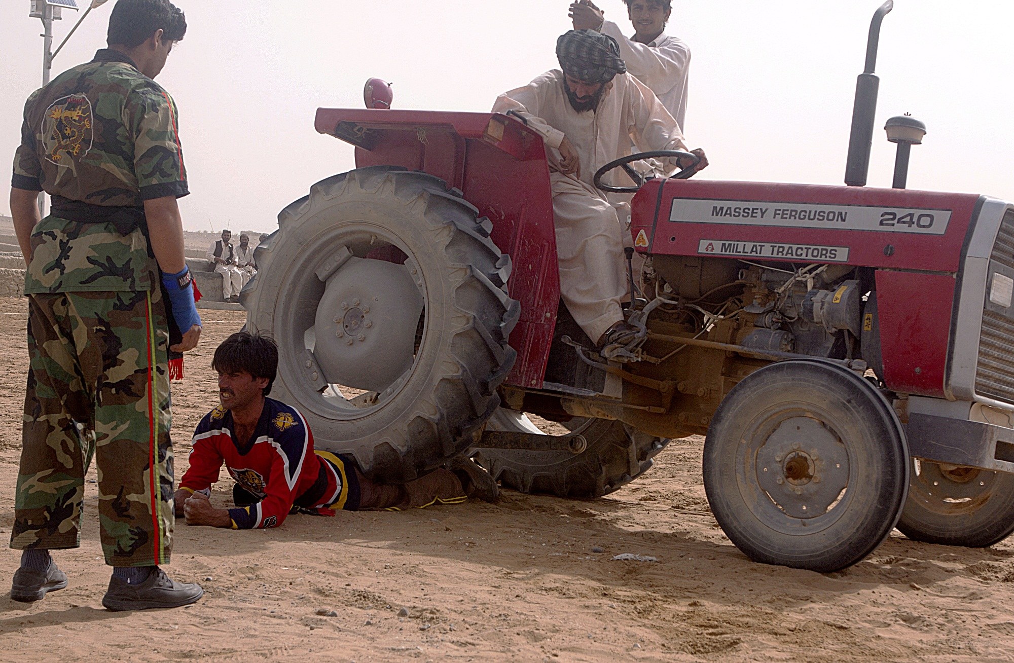 Man crushed by tractor