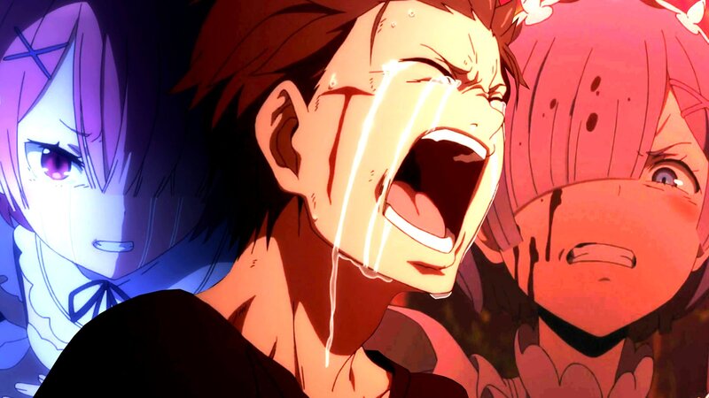 Man Crying Intensely