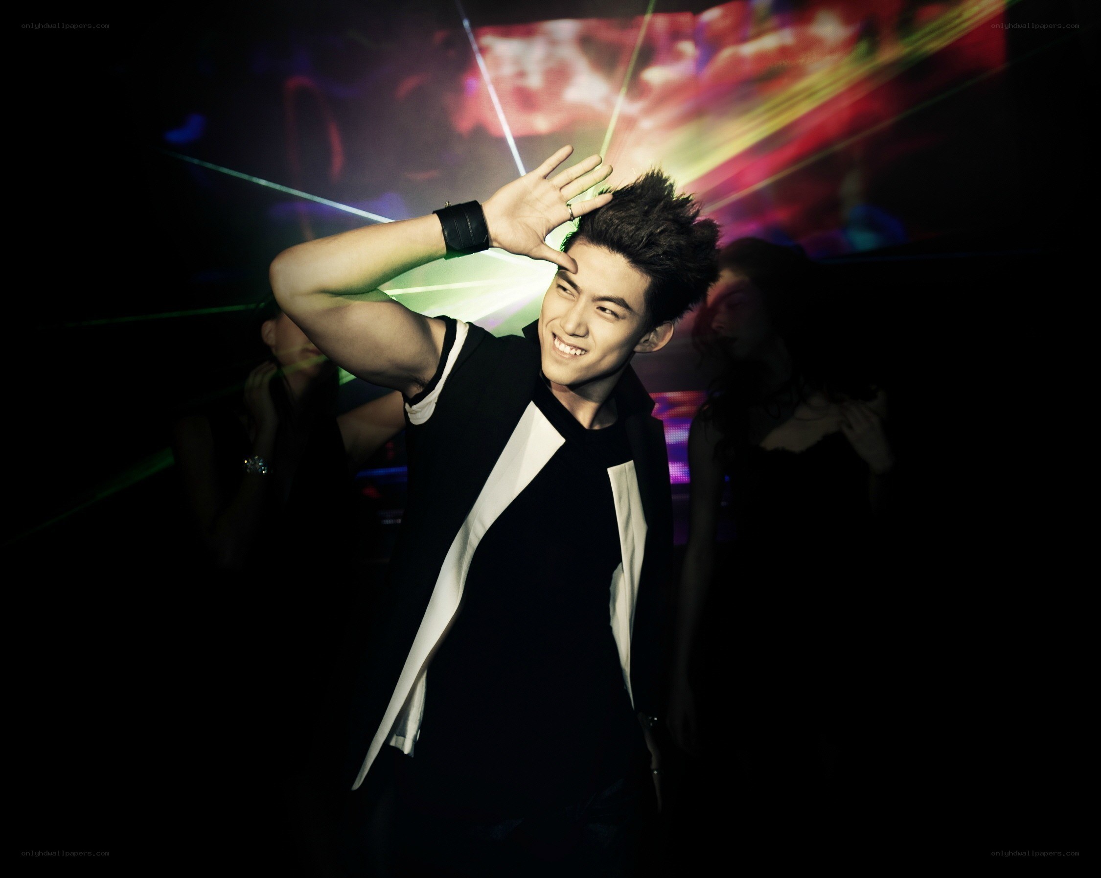 man dancing at a club