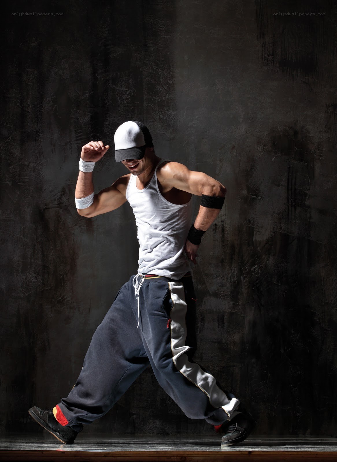 Man dancing in urban style