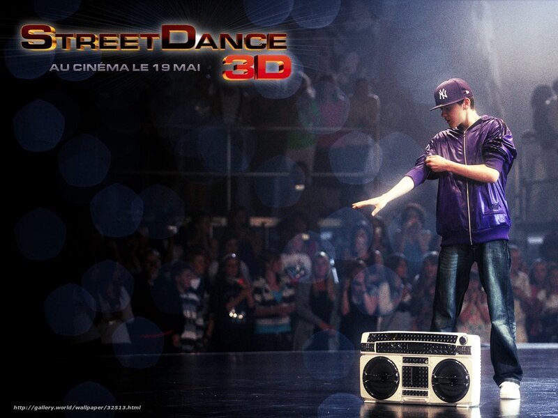Man Dancing on Stage — Purple