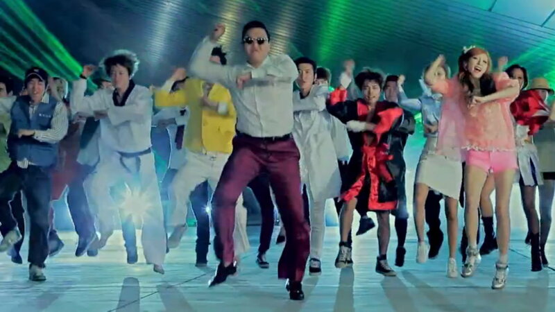 Man Dancing with Group