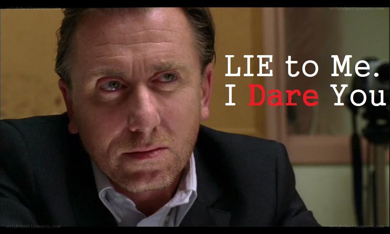 man daring someone to lie