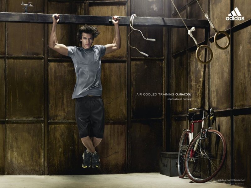 Man Doing Pull-ups — Brown