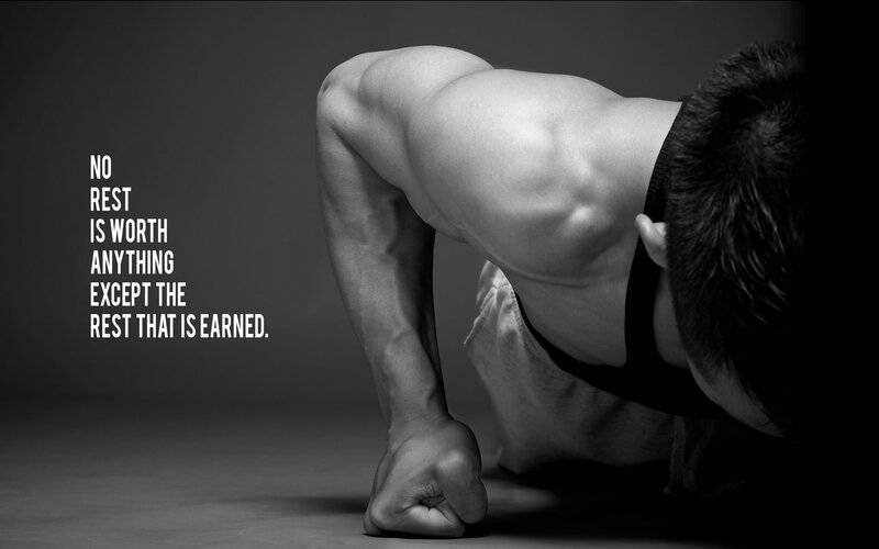 man doing push-up exercise