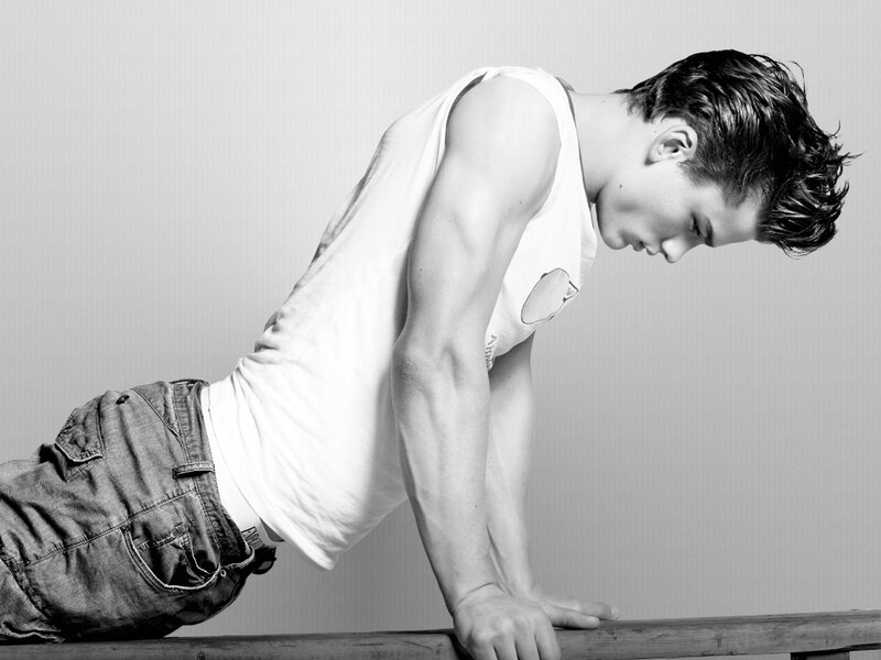 Man Doing Push-up