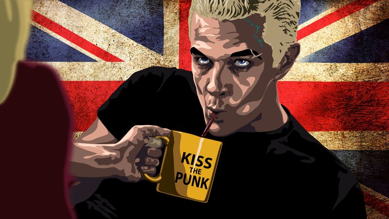 Man Drinking from Mug