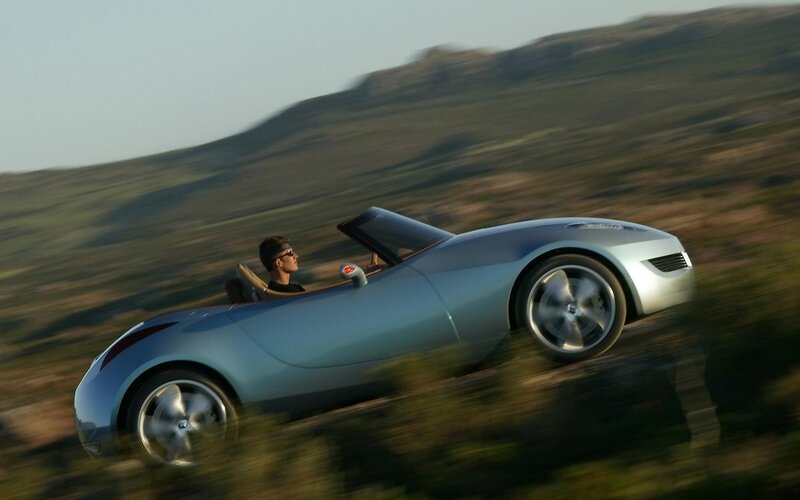 Man Driving Convertible