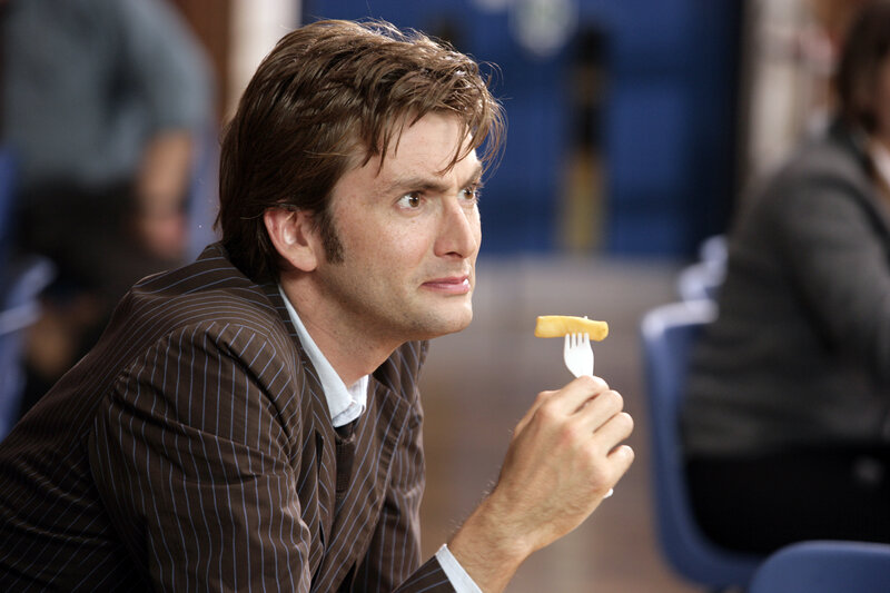 man eating a chip