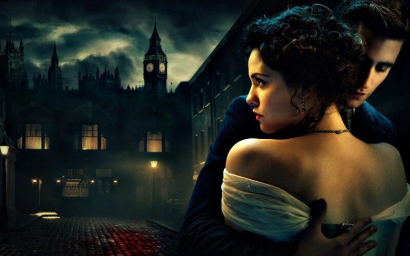 Man Embracing Woman — Dark
