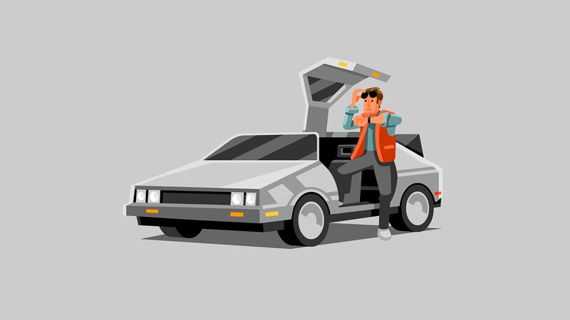 Man Exiting Car — Gray