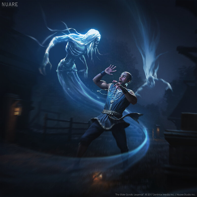 Man Fighting Ghost
