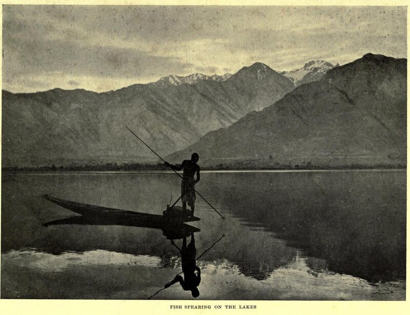 Man Fishing on a Lake