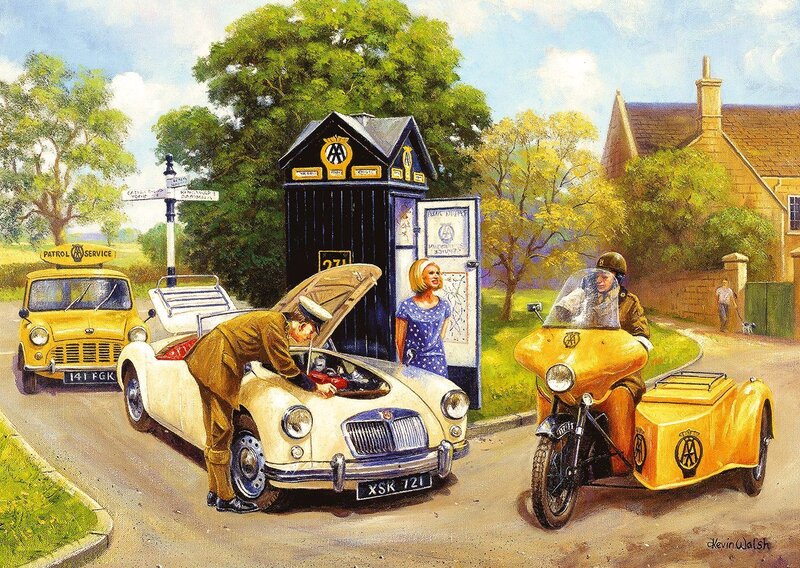 Man Fixing Car