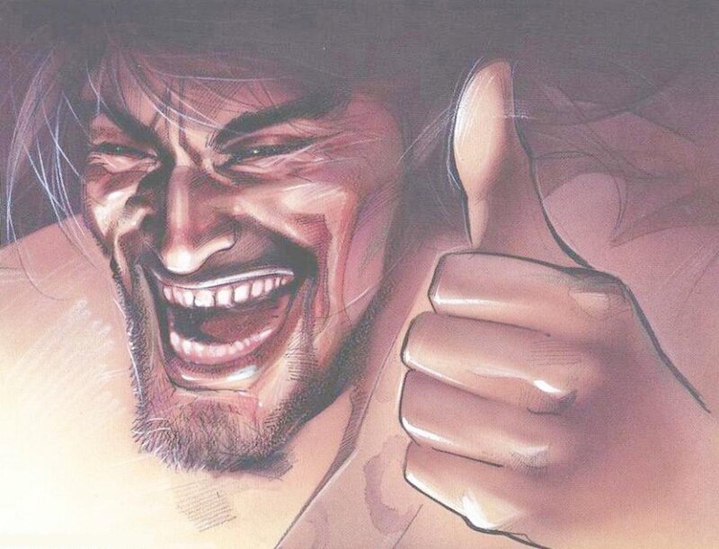 man giving thumbs up
