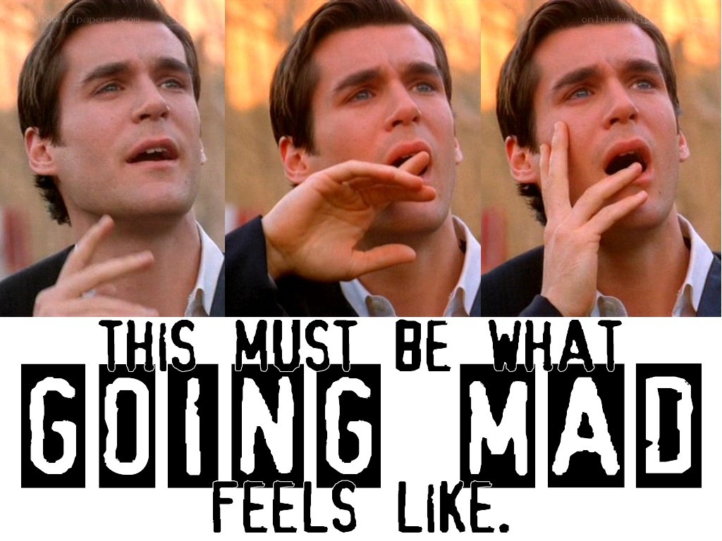 man going mad meme