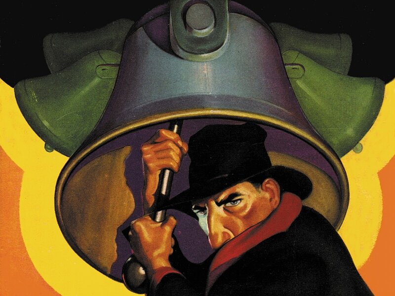 Man Holding a Bell