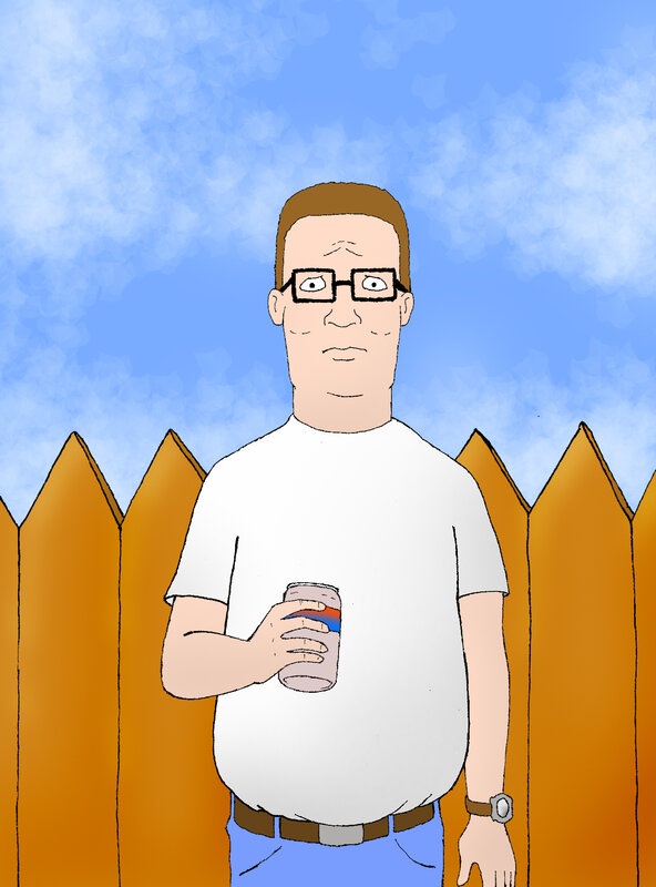 man holding a can