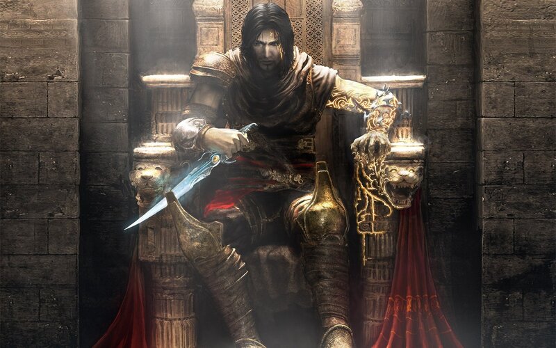 Man Holding a Dagger — Brown, Dramatic