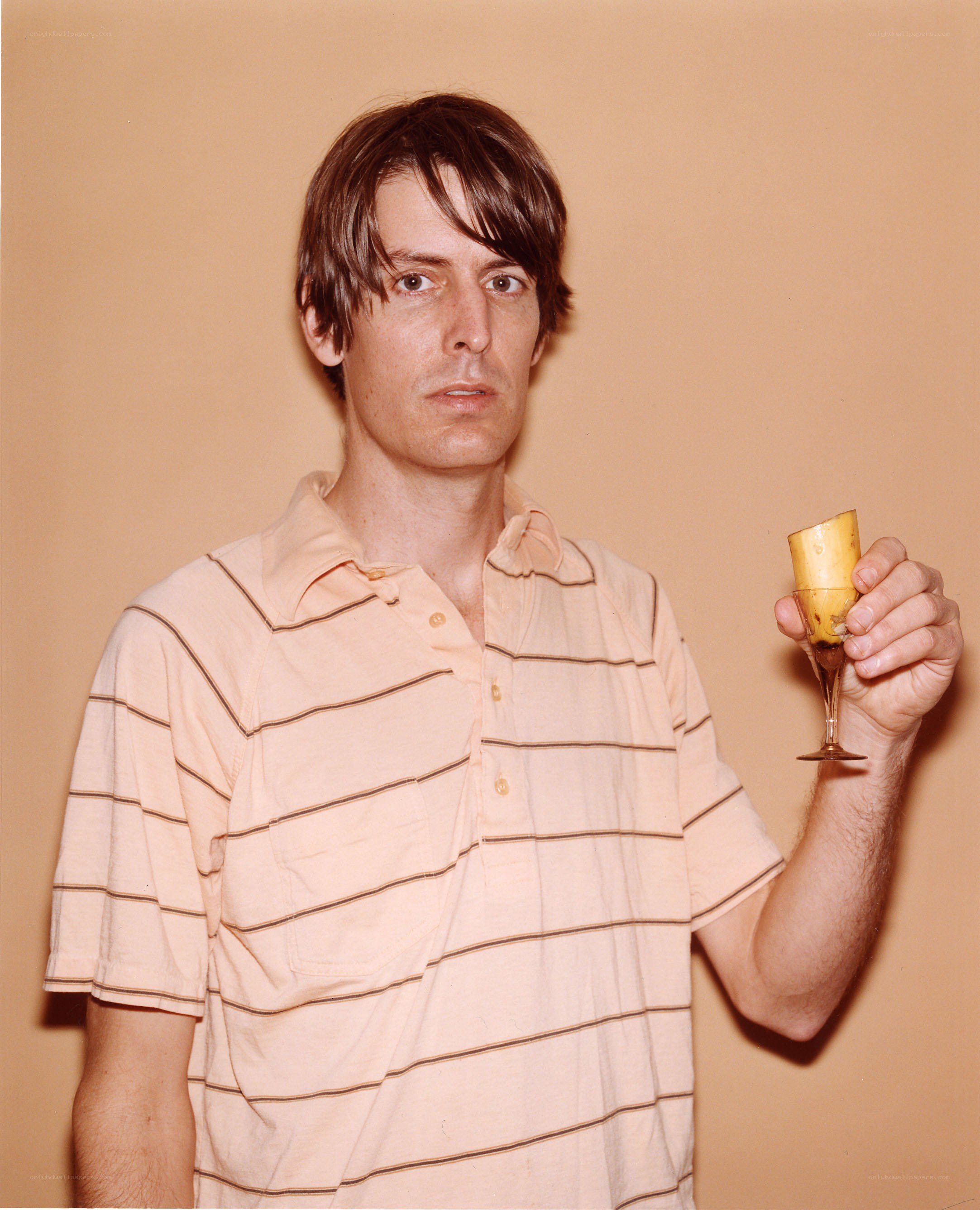 Man holding a glass