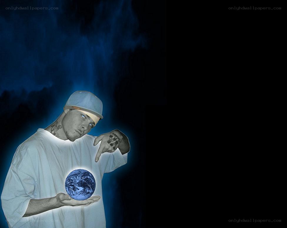 man holding a globe