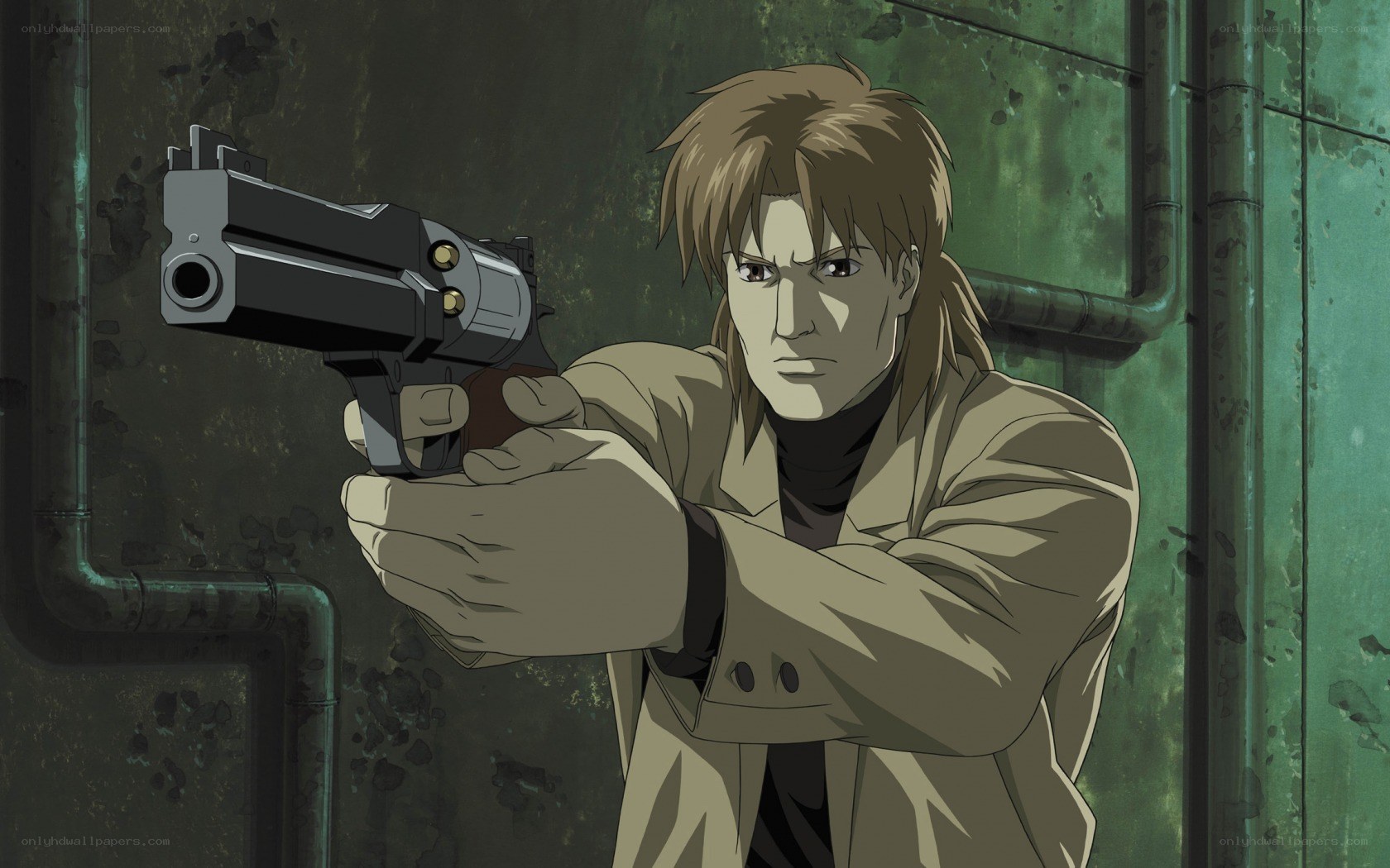 man holding a gun