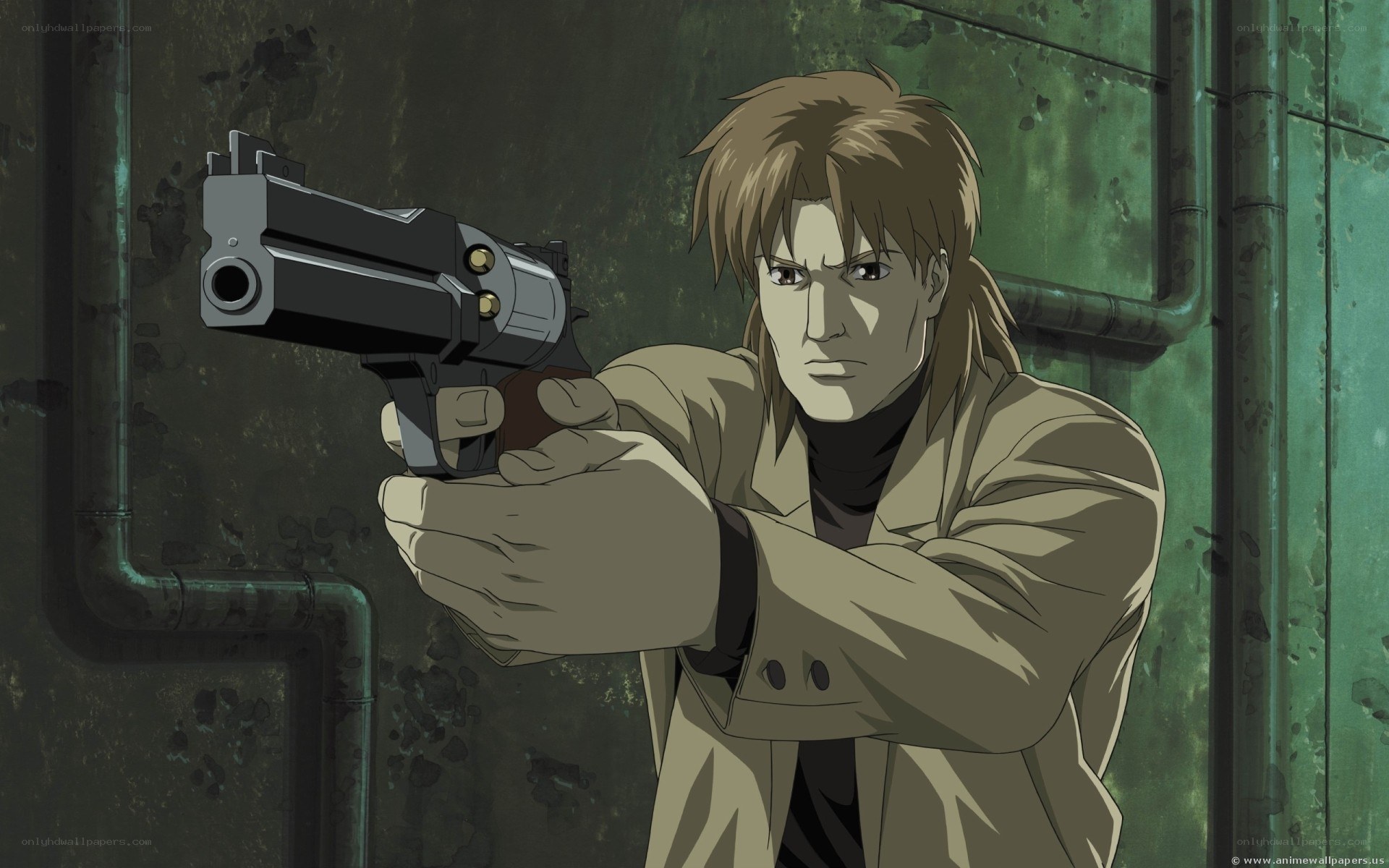 man holding a gun