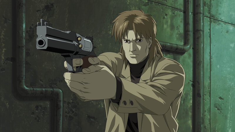 man holding a gun