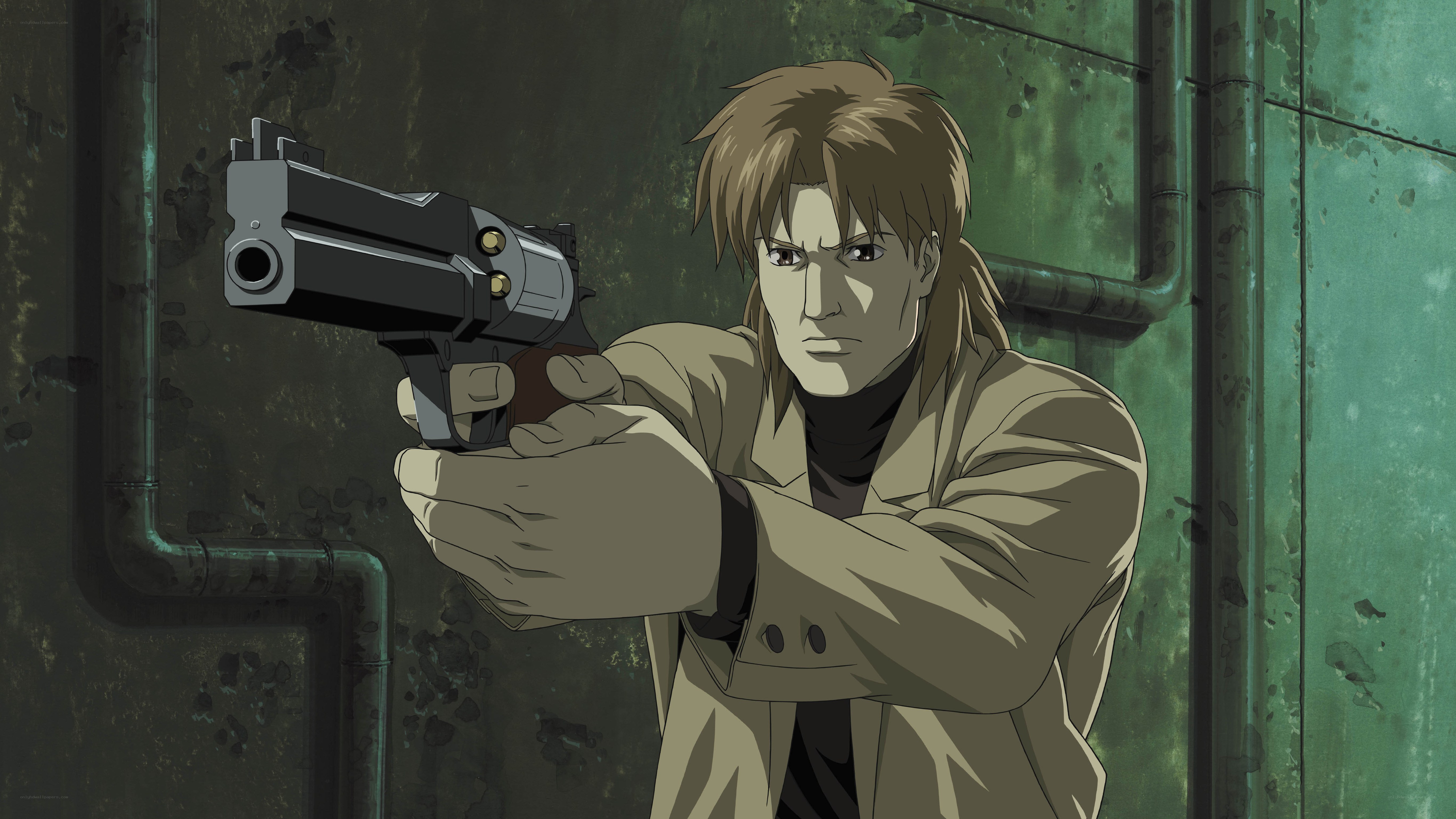 man holding a gun