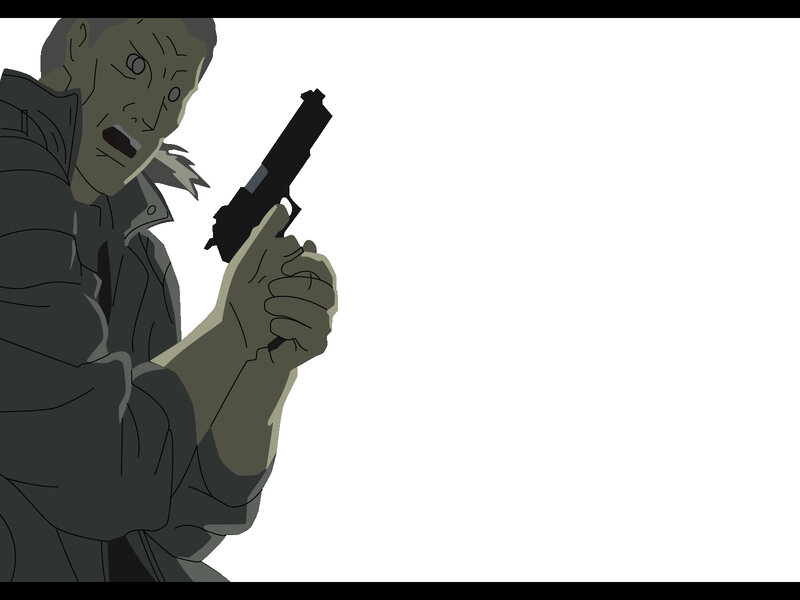 man holding a gun