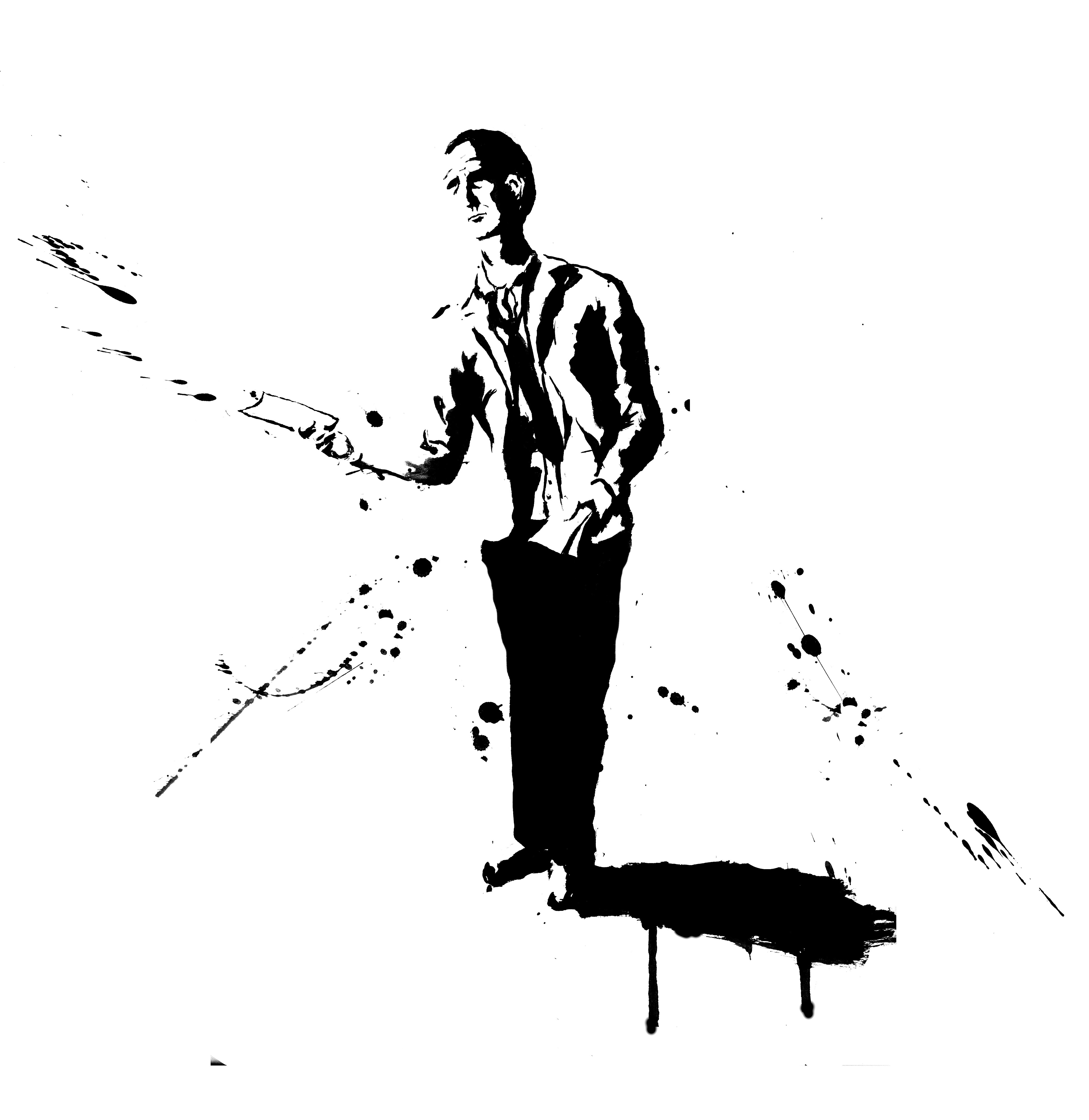 man holding a gun